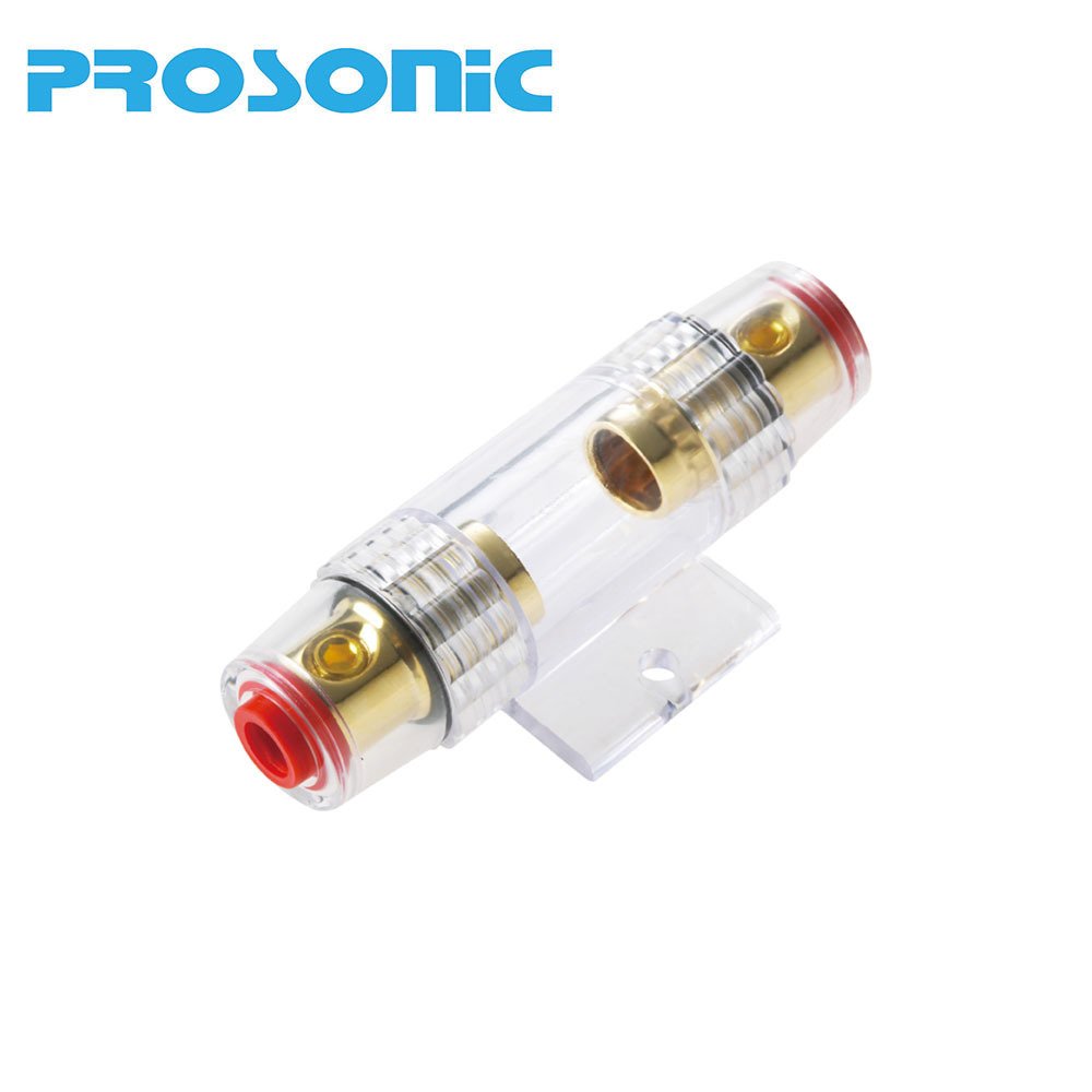 Car Audio Amplifier AGU Fuse Holder Fuse Components Audio Stereo Amplifier Plastic Case 4GA 8GA 10GA Car AGU Fuse Holder