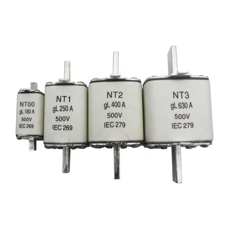 China high quality electric NT00 NT1 NT2 NT3 NH00 NH1 NH2 NH3 160A 250A 400A 630A Plug in ceramic fuse
