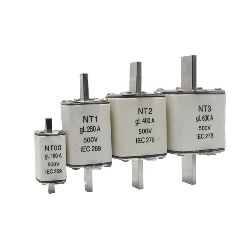 China high quality electric NT00 NT1 NT2 NT3 NH00 NH1 NH2 NH3 160A 250A 400A 630A Plug in ceramic fuse