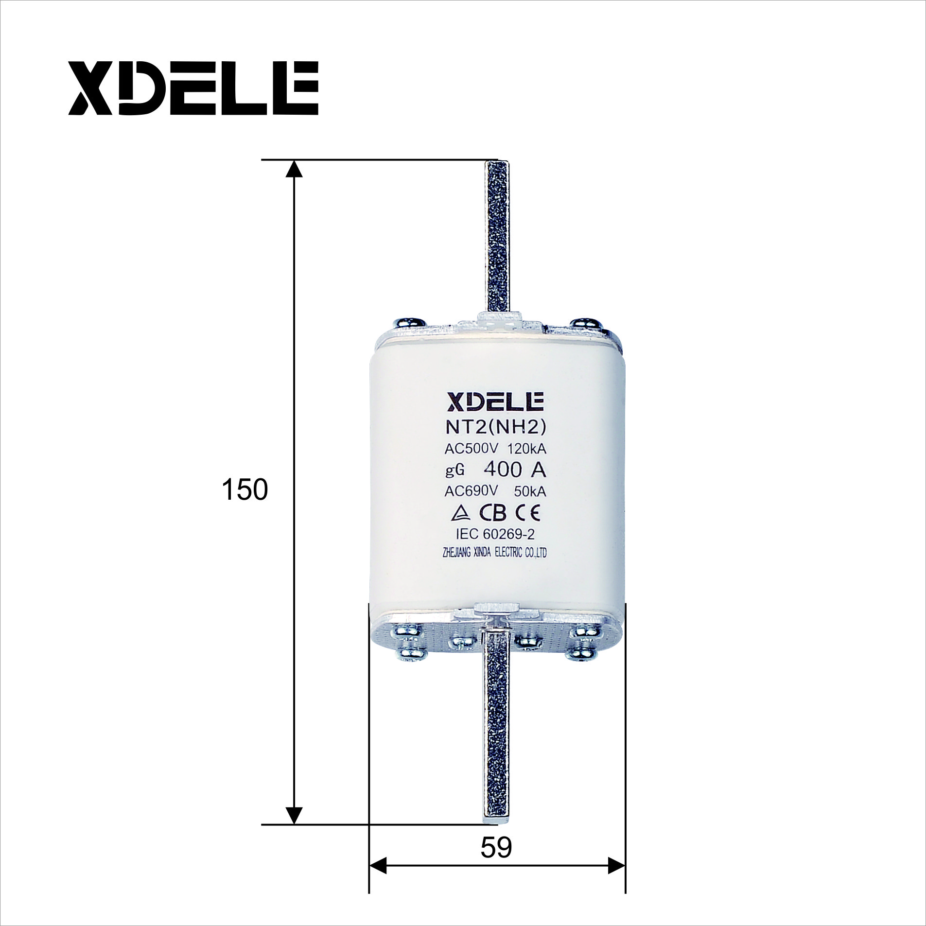 690V Ac Blade Fuse Holder fuse link nh fuse bases