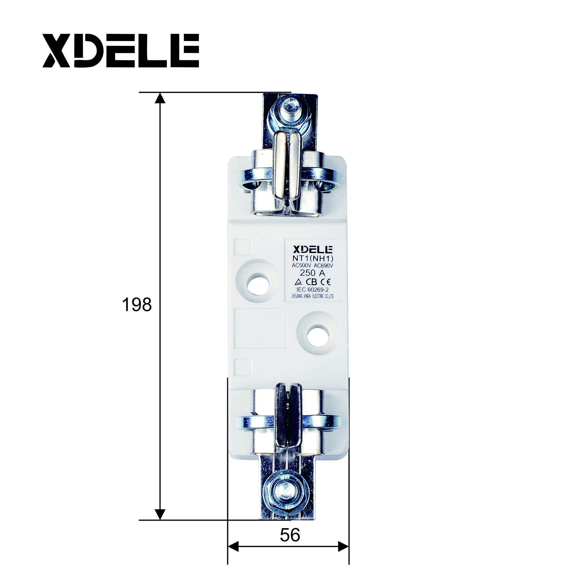 NH1 NT RT16 HRC Fuse Link and Fuse Base ceram fuse holder