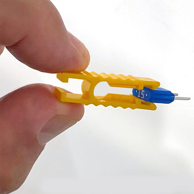 Wholesale Fuse Clip For Removal Insert Extraction Tools Car Blade Fuse Glass Fuse Puller Plastic Clip