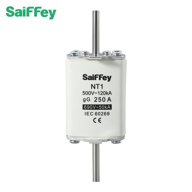 SAFEI NT1 500V 250A gG Ceramic Fuse Link Low Voltage Blade Type Fuse Manufacturer OEM