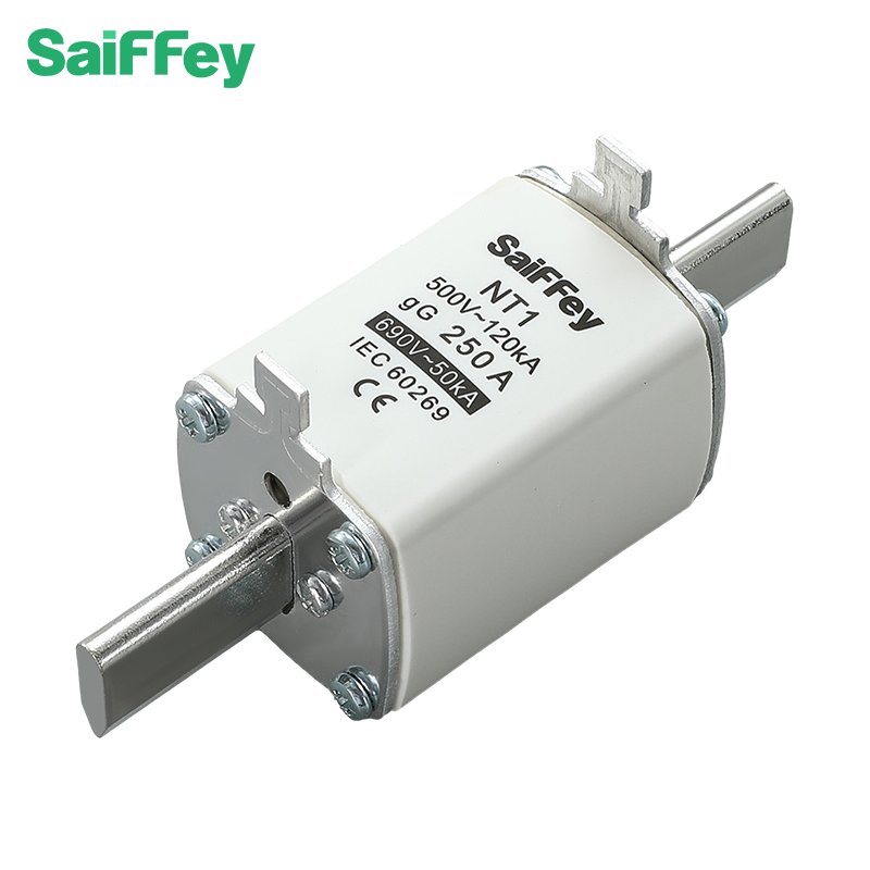 SAFEI NT1 500V 250A gG Ceramic Fuse Link Low Voltage Blade Type Fuse Manufacturer OEM