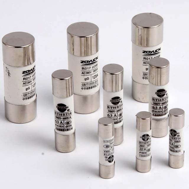 Factory direct sales R015 R016 17 fuse RO15 cylindrical fuse melt core RT18 63A 32A