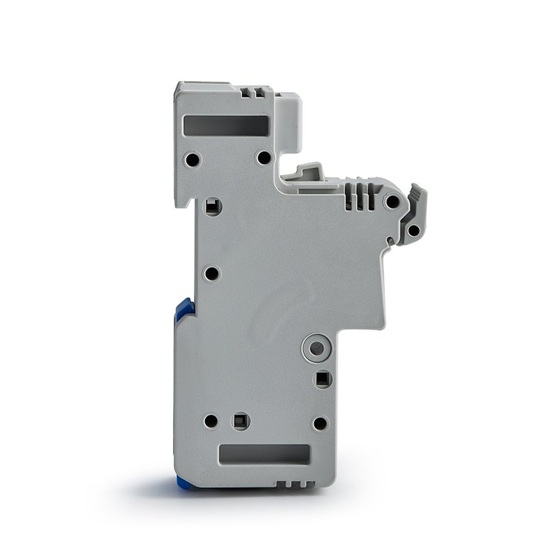 High voltage fuse box 3P 63A DC din rail fuse holder with light for solar system