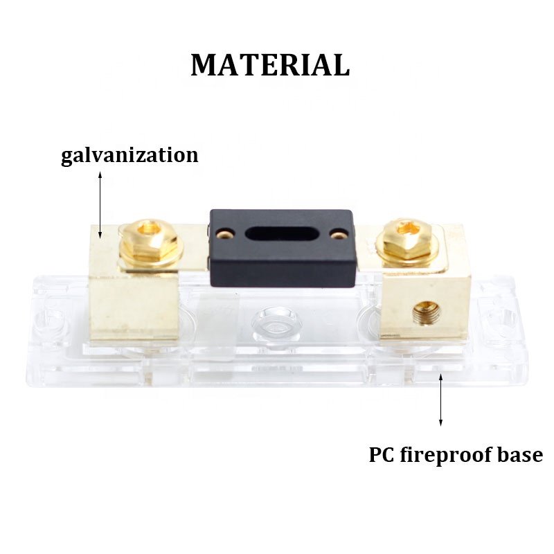 Gold 150A in line car audio anl fuse holder