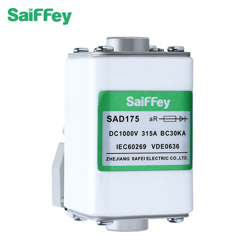Saiffey SAD175 aR 1000V 315A Fast Square Auto Fuse DC Large Current Electric Car Ceramic Fuse