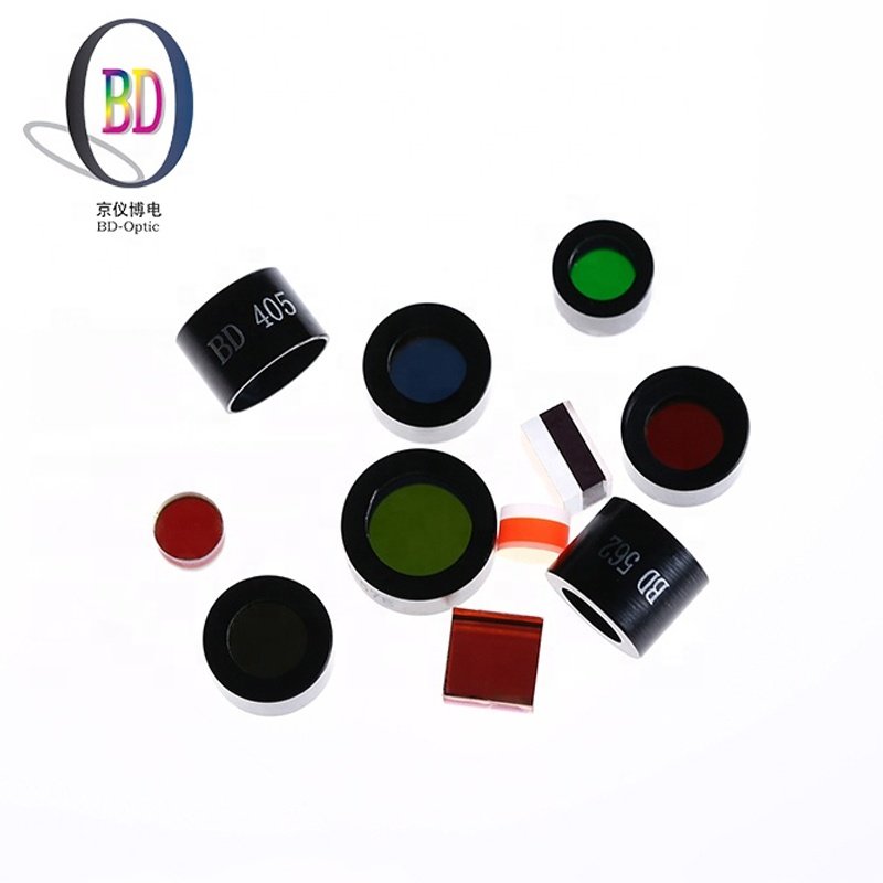 Semi-finished 555nm forensic equipment components band pass filter glass forensic multiband light source filter