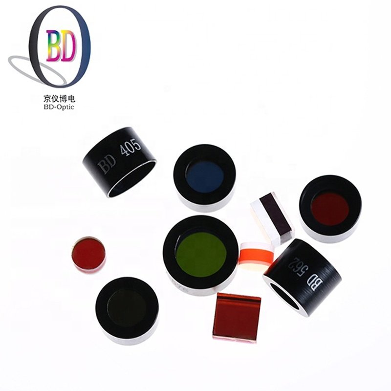 Semi-finished 555nm forensic equipment components band pass filter glass forensic multiband light source filter