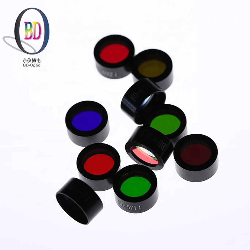 Semi-finished 555nm forensic equipment components band pass filter glass forensic multiband light source filter