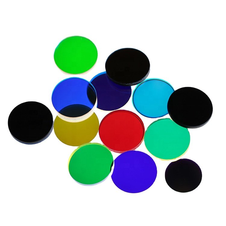 Semi-finished 555nm forensic equipment components band pass filter glass forensic multiband light source filter