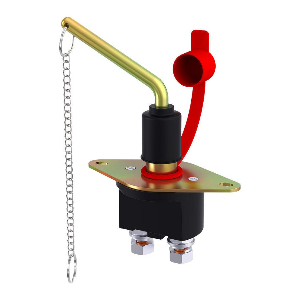 Metal Battery Circuit Breaker Switch 12V - 24V - 300A Universal Fuse Holder Transparent Screwed Cover