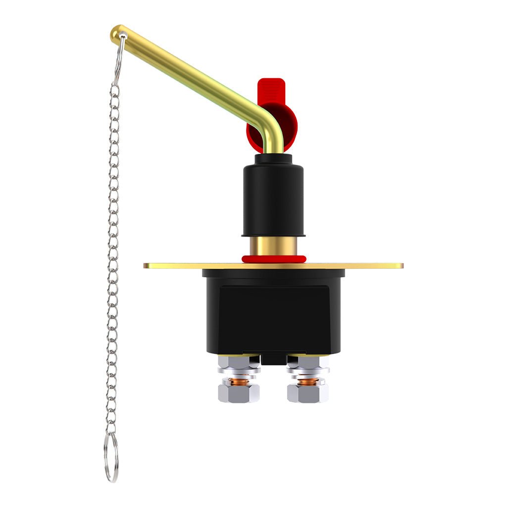 Metal Battery Circuit Breaker Switch 12V - 24V - 300A Universal Fuse Holder Transparent Screwed Cover