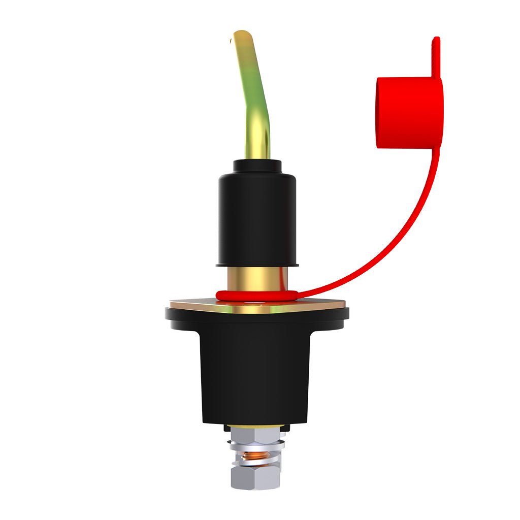 Metal Battery Circuit Breaker Switch 12V - 24V - 300A Universal Fuse Holder Transparent Screwed Cover