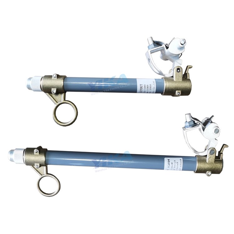 YIKA IEC Fuse cutout Components 11KV 15KV 24KV 33KV Composite & Ceramic Dropout Fuse Assembly Drop Out Fuse Cutout Components