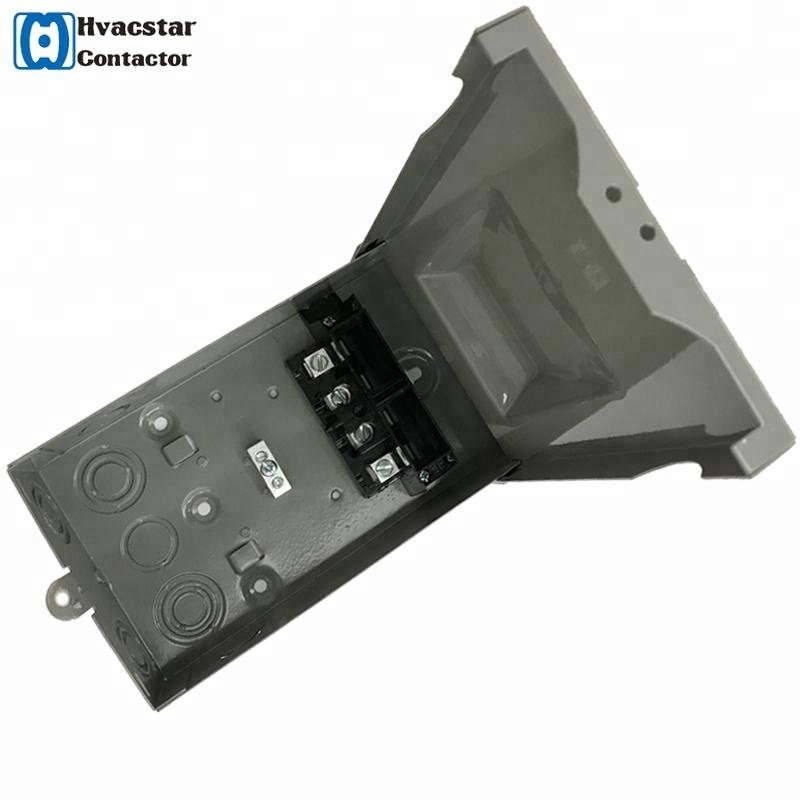 Electronic components listed weatherproof disconnect 30a fused ac disconnect switch switch box
