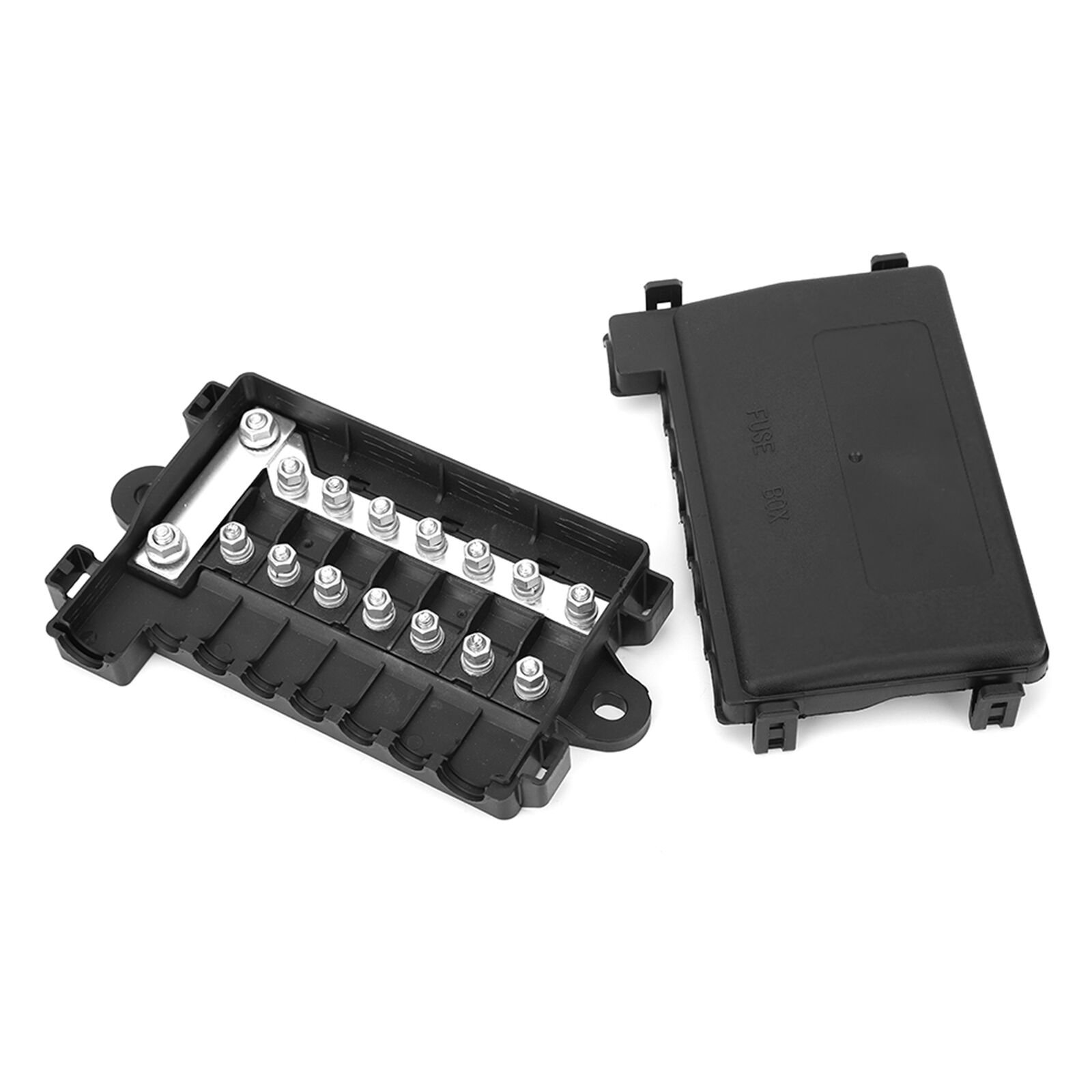 7 Way Box Power Distribution Fuse Block Box Holder 7PCS MIDI Fuse +1PCS MEGA Fuse For VR Car Boat Accessory