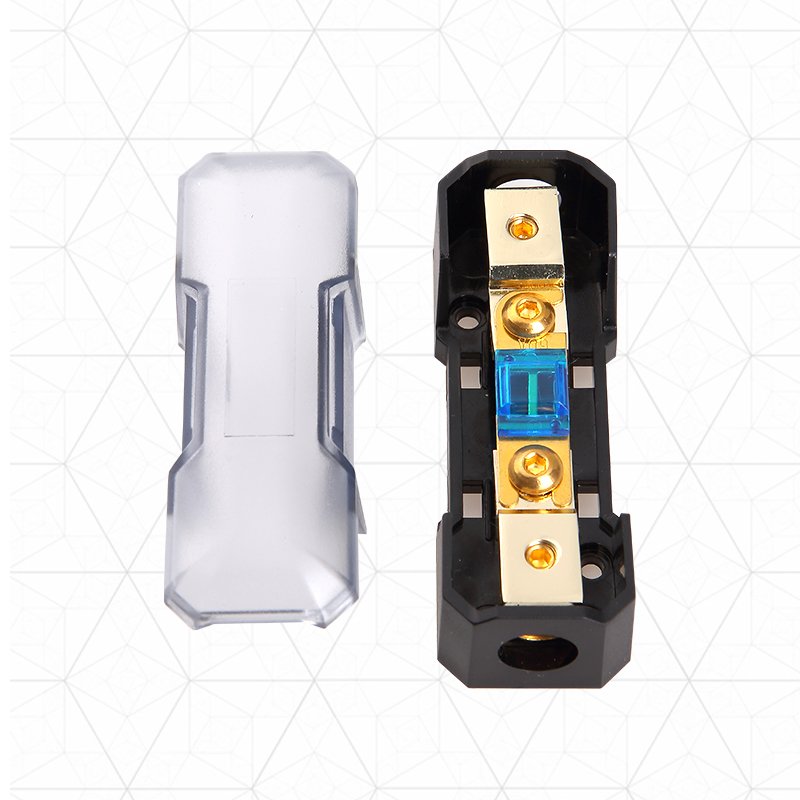 AFS-16 Good quality Car Audio Power Cord Mini Fuse Overcurrent Protection 4/8GA in and out AFS Fork Bolt Fuse Holder