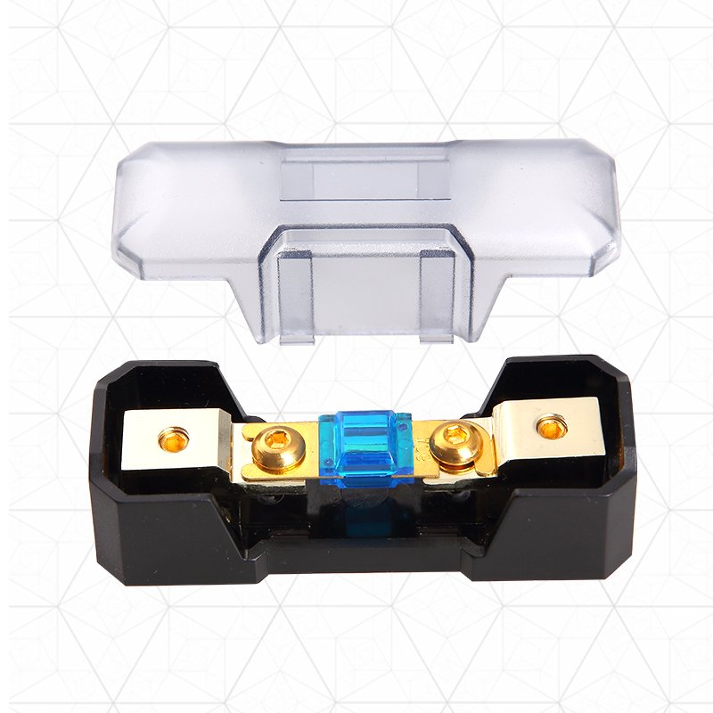 AFS-16 Good quality Car Audio Power Cord Mini Fuse Overcurrent Protection 4/8GA in and out AFS Fork Bolt Fuse Holder