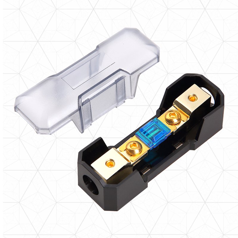 AFS-16 Good quality Car Audio Power Cord Mini Fuse Overcurrent Protection 4/8GA in and out AFS Fork Bolt Fuse Holder
