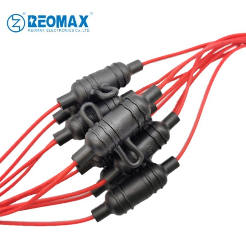 IP68 Waterproof Inline Fuse Holder Fuse Components for 5*20 6*32mm Glass Ceramic Fuses with UL Wire Cable