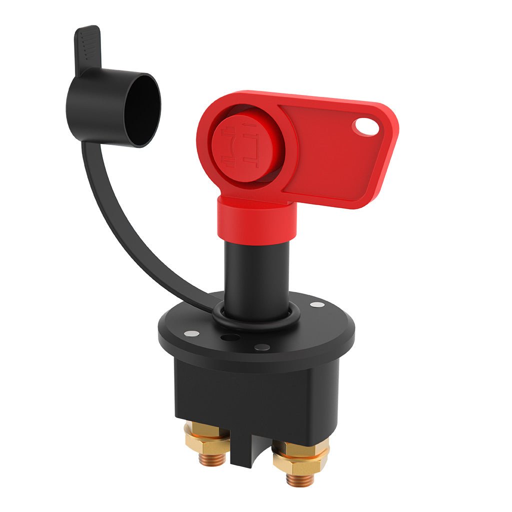 Battery Circuit Breaker Switch 12V - 24V - 250A Universal Fuse Holder Transparent Screwed Cover