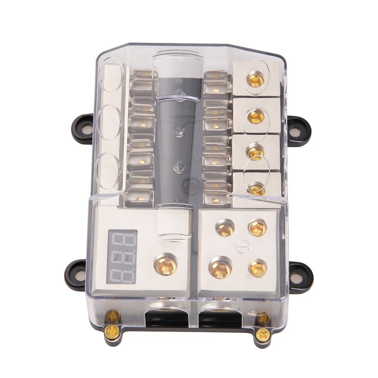 4AGU+DB-1Hot Sell Digital Display AGU+DB Multi-function Car Audio Fuse Holder Fuse Connector