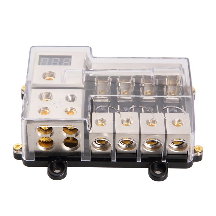 4AGU+DB-1Hot Sell Digital Display AGU+DB Multi-function Car Audio Fuse Holder Fuse Connector