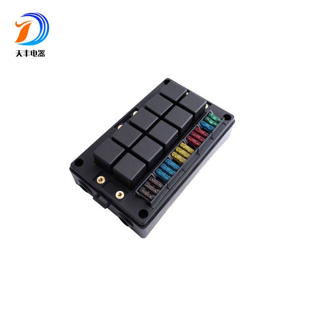 15 Way Relay Fuse Box with 15 ATC/ATO fuses 5pin 12VDC 40A relay