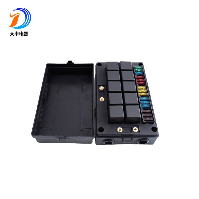 15 Way Relay Fuse Box with 15 ATC/ATO fuses 5pin 12VDC 40A relay