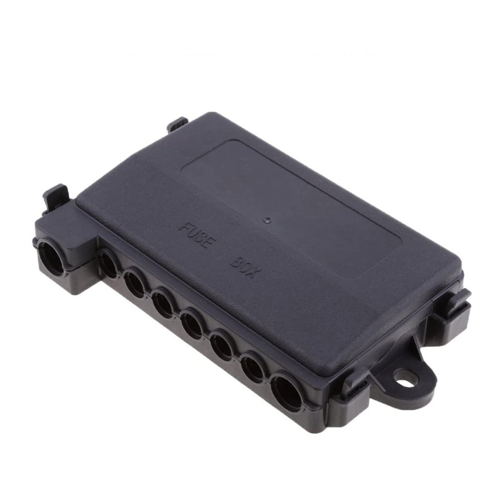40A-300A 7 Way Car Boat MIDI Fuse And MEGA Fuse 48V Fuse Holder Box Midi for RV Car Boat Bus Accessory