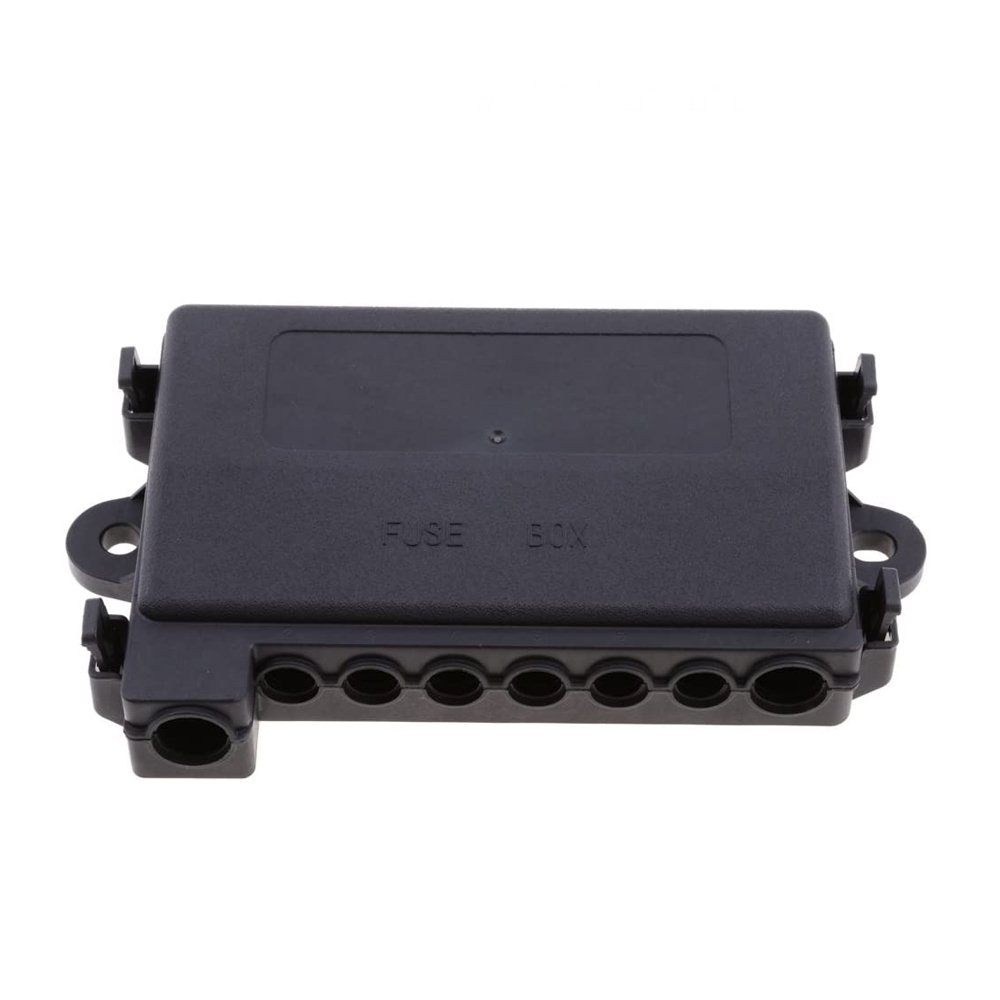 40A-300A 7 Way Car Boat MIDI Fuse And MEGA Fuse 48V Fuse Holder Box Midi for RV Car Boat Bus Accessory