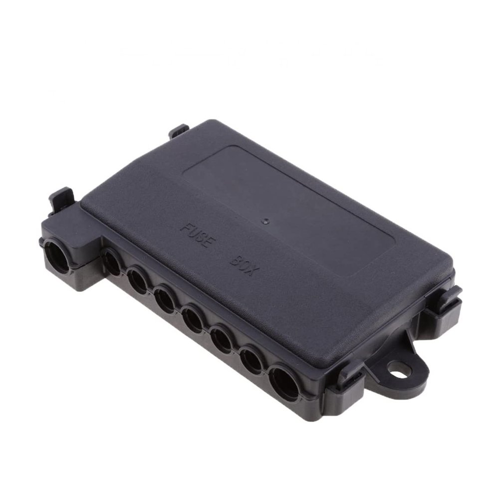 40A-300A 7 Way Car Boat MIDI Fuse And MEGA Fuse 48V Fuse Holder Box Midi for RV Car Boat Bus Accessory