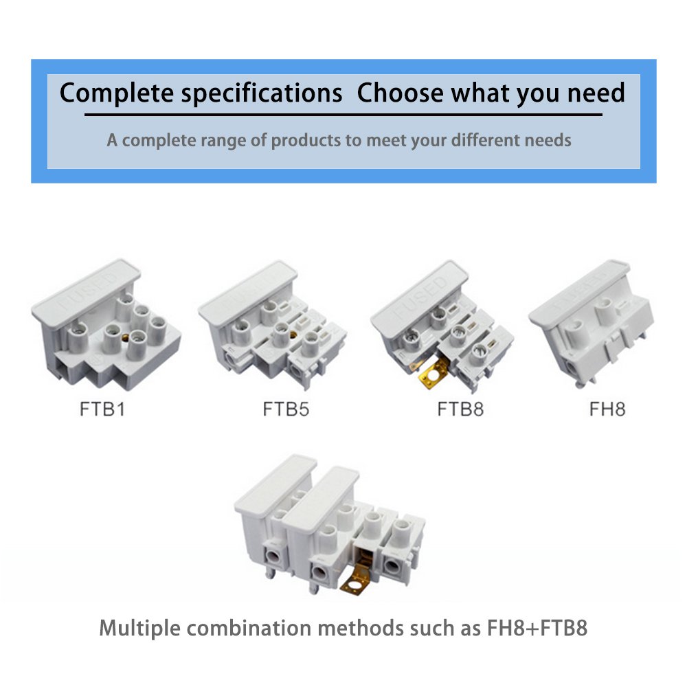 FTb1 Fuse Connector 3-pin Fuse Terminal Block With Fuse
