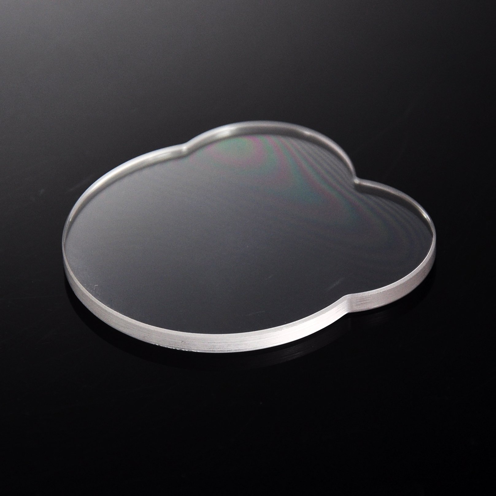 Optical lens glass protective window CaF2/sapphire circular optical window