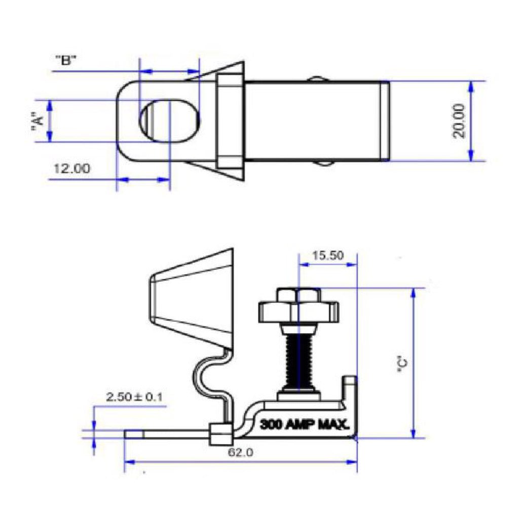 CF Type Block Fuse Box ATO ATC Type Brass Connector Transparent Screwed Cover Universal Fuse Holder