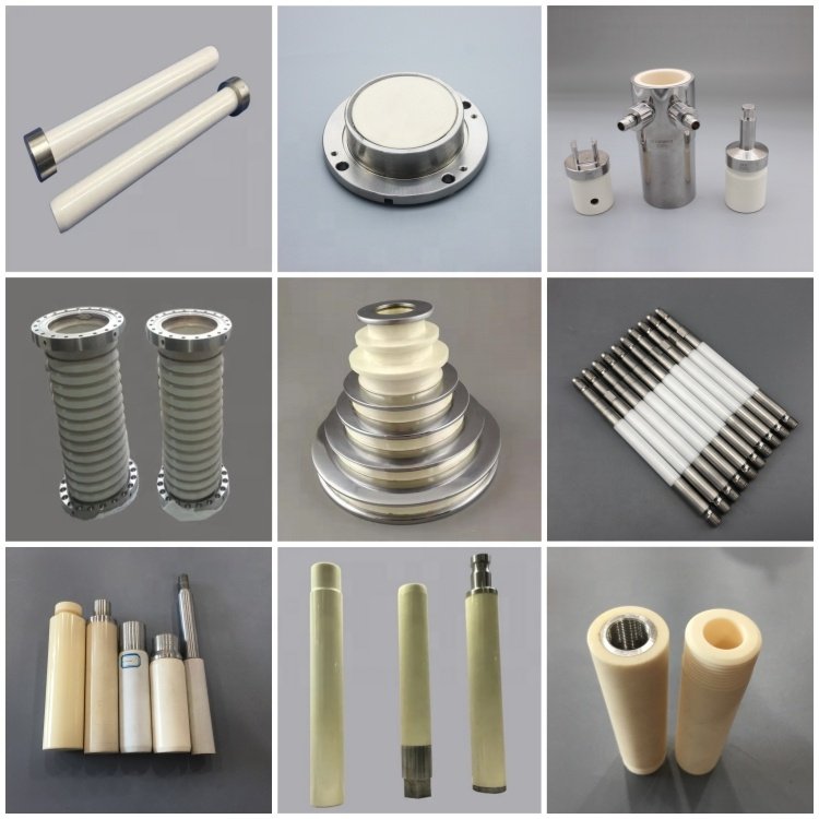 Custom Suppliers 99 95% 96% Zirconia Ceramic to Metal Brazing Plunger Piston Parts