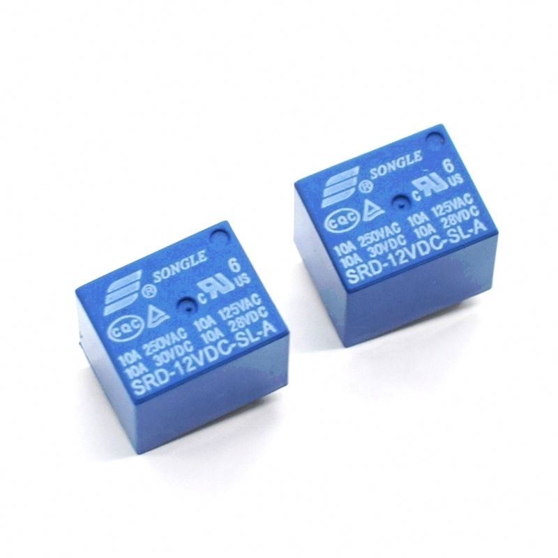 Hot selling SRD-12VDC-SL-A PCB Type 12V DC 250V 10A DIP 4Pin Power Relay original