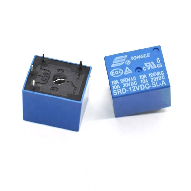 Hot selling SRD-12VDC-SL-A PCB Type 12V DC 250V 10A DIP 4Pin Power Relay original