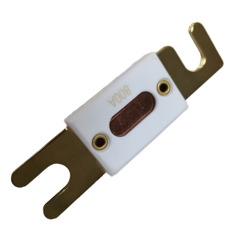 New Energy Mobile Power Bank Charging Station Large Ceramic Fork Bolt ANLC-30A~800A 125VDC Fuse Components for Vehicles