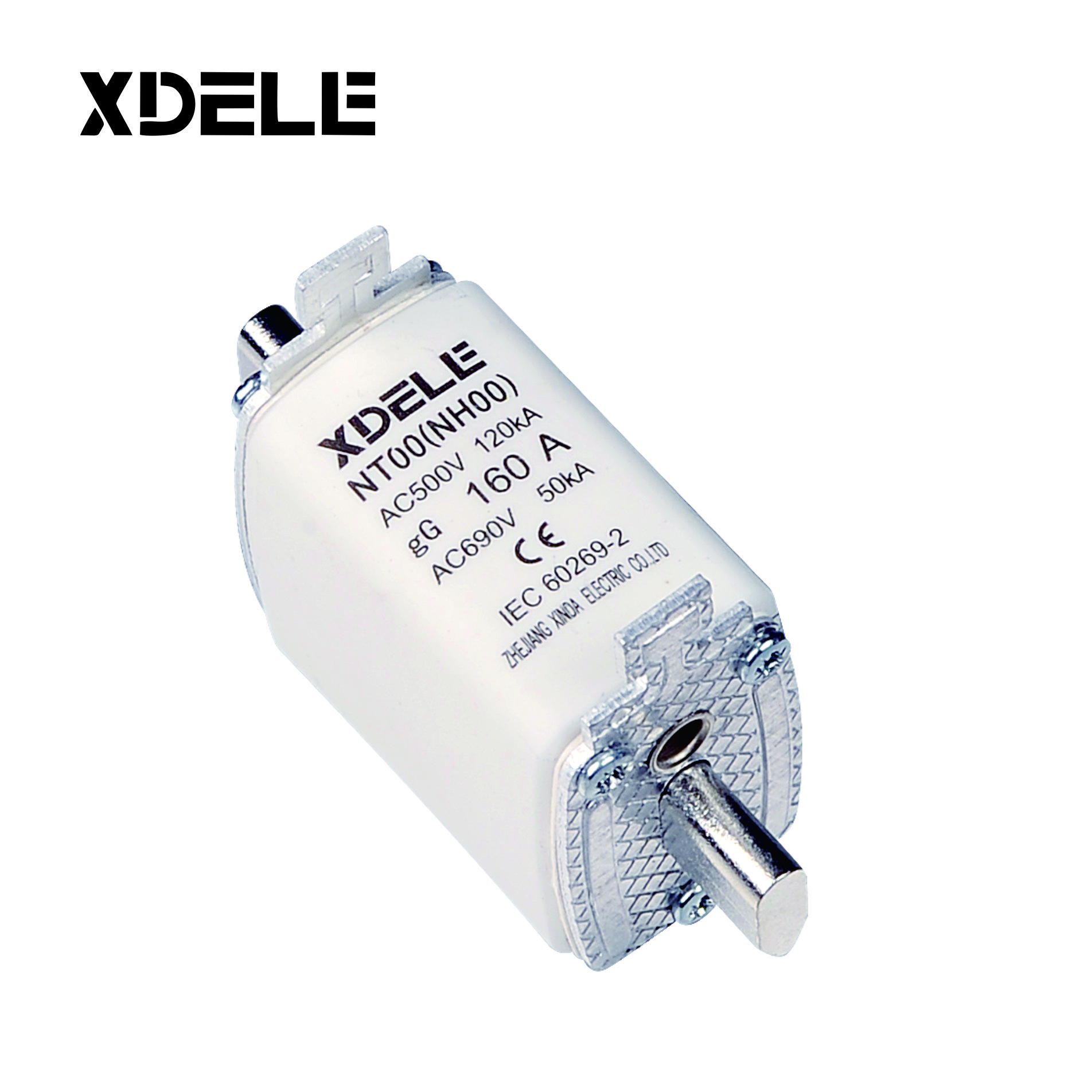 NH00 NH Series AC500V HRC Fuse Base Low Voltage Ceramic fuse holder
