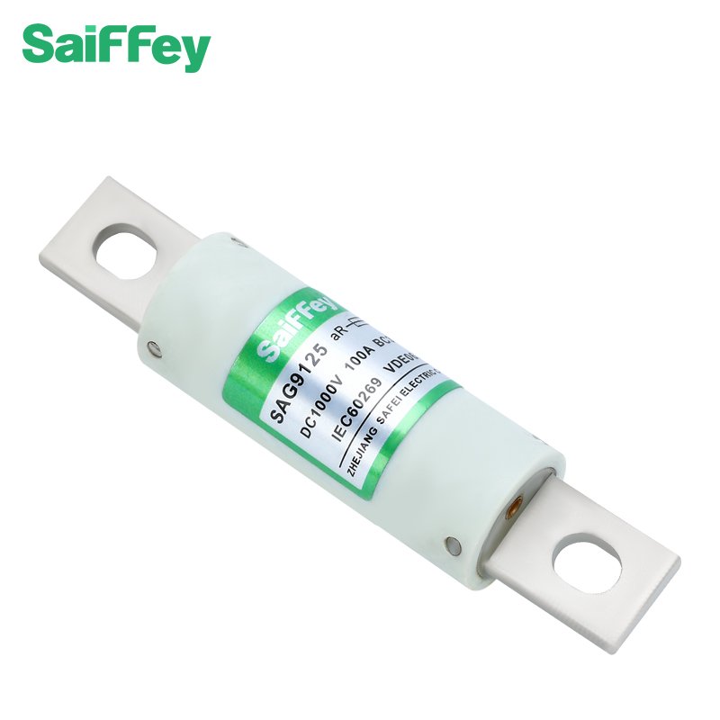 Saiffey SAG9125 Fast-acting DC Fuse Link for EV charger New Energy Electric Vehicle Charger Protection Ceramic EV Fuse