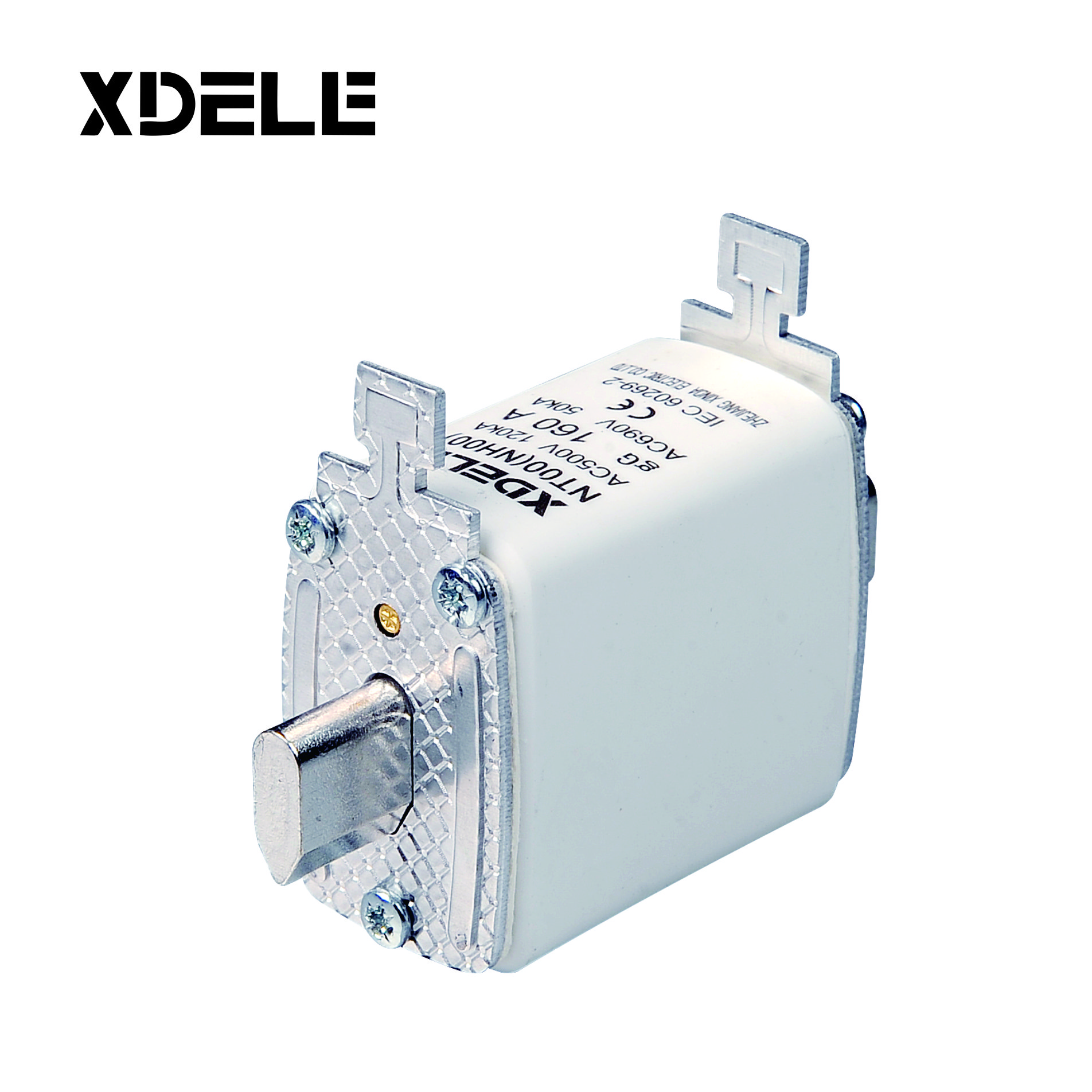 NH00 NH Series AC500V HRC Fuse Base Low Voltage Ceramic fuse holder fuse box