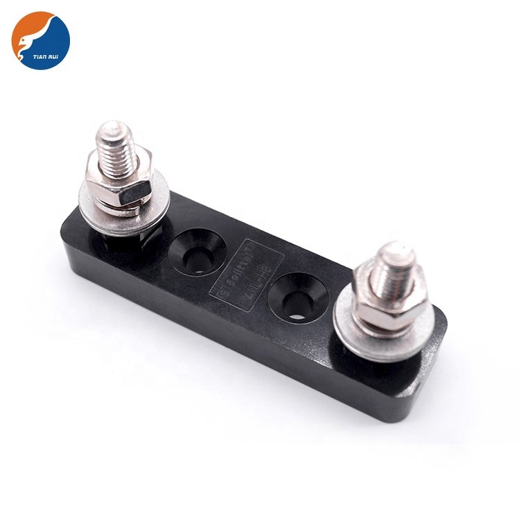 12V inline ANL vehicle car audio fuse distribution block holder high quality fuse box block black transparent fuse
