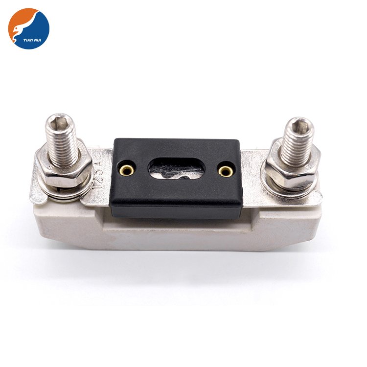 12V inline ANL vehicle car audio fuse distribution block holder high quality fuse box block black transparent fuse