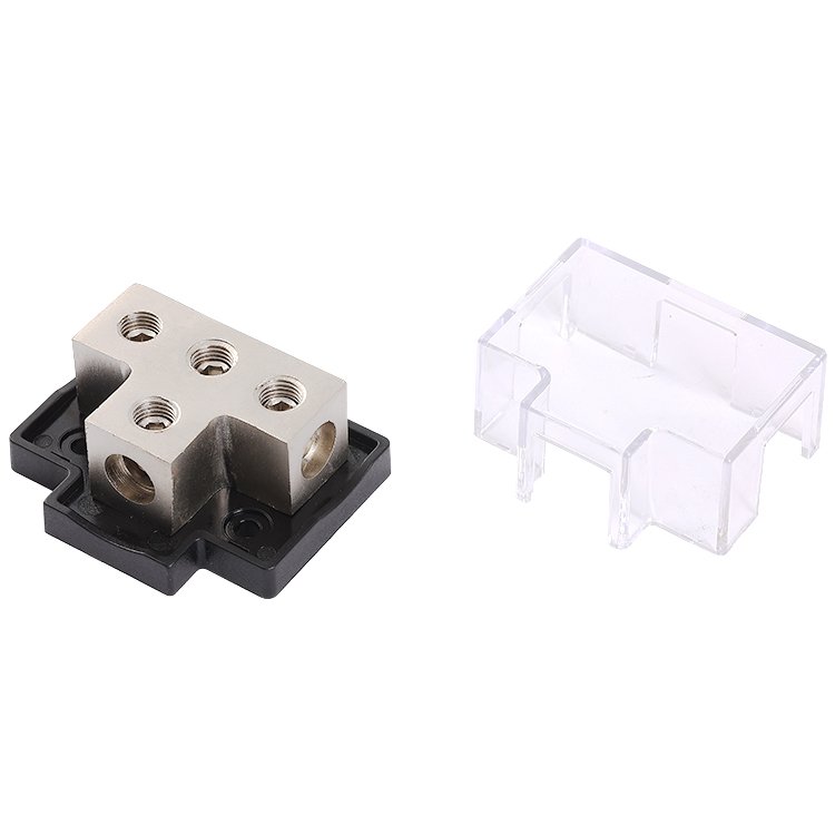 factory outlet zinc alloy power distribution block for vehicle stereo reset