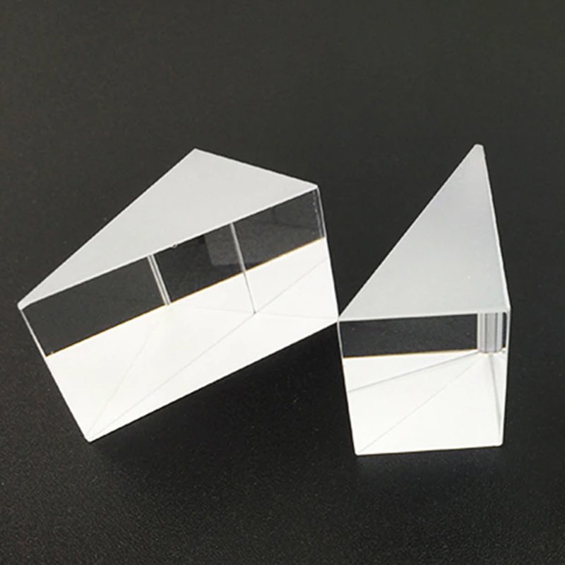 High Transmittance Right Angle Triangular Optical Sapphire Glass Prisms Lens Belay Glasses For Climbing