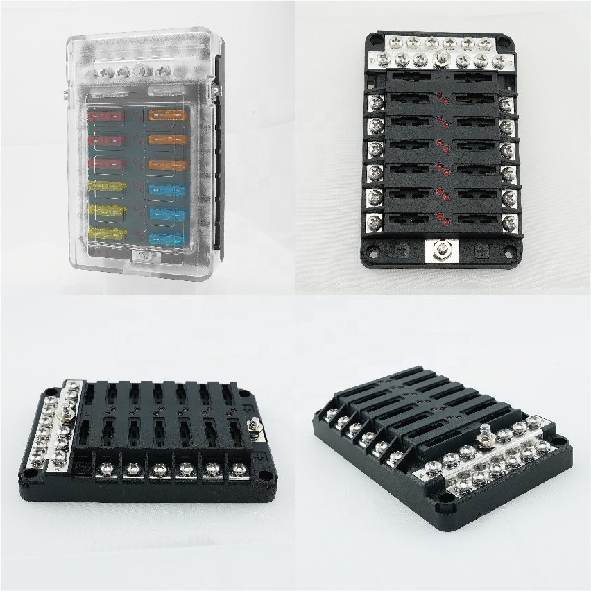 12 Circuits car fuse box