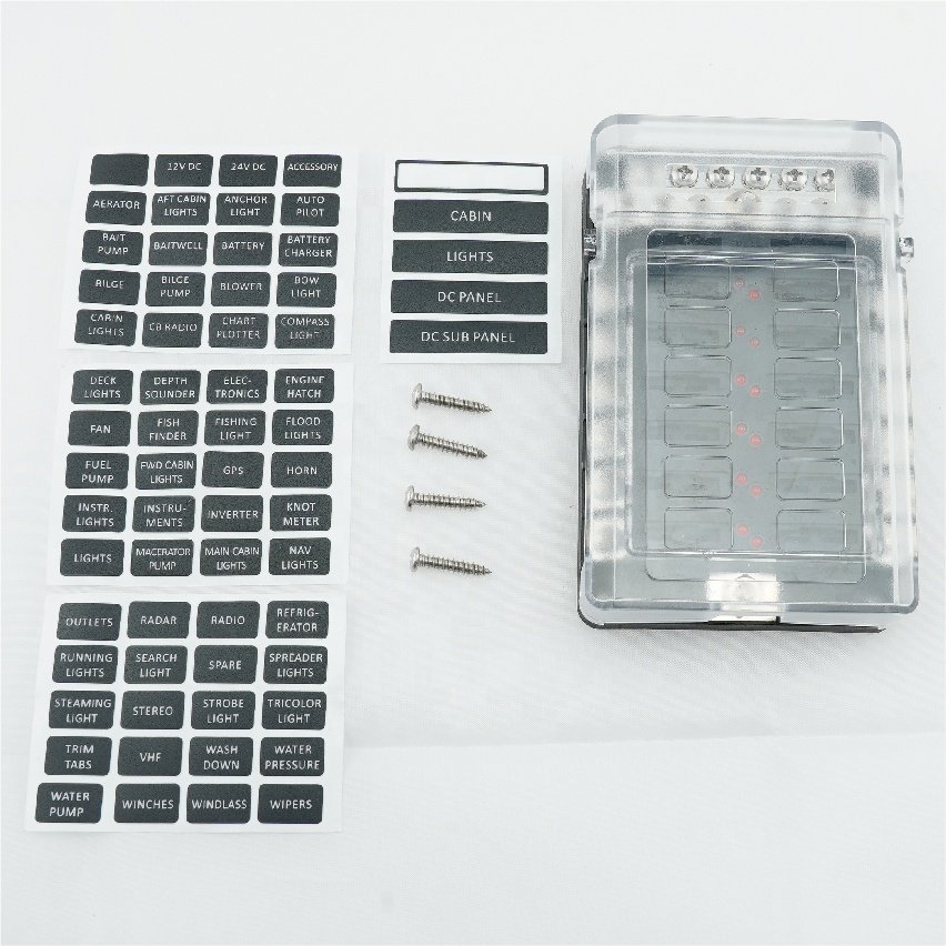 12 Circuits car fuse box